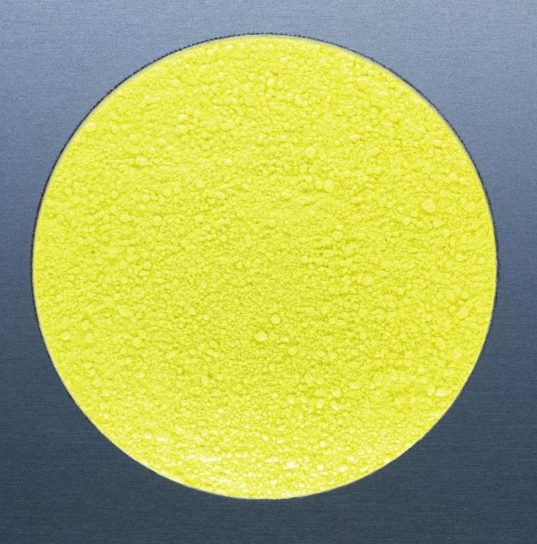 Couleur fluorescente jaune citron